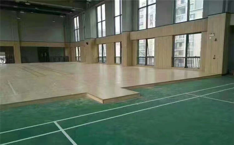 24厚乒乓球馆木地板板式龙骨结构