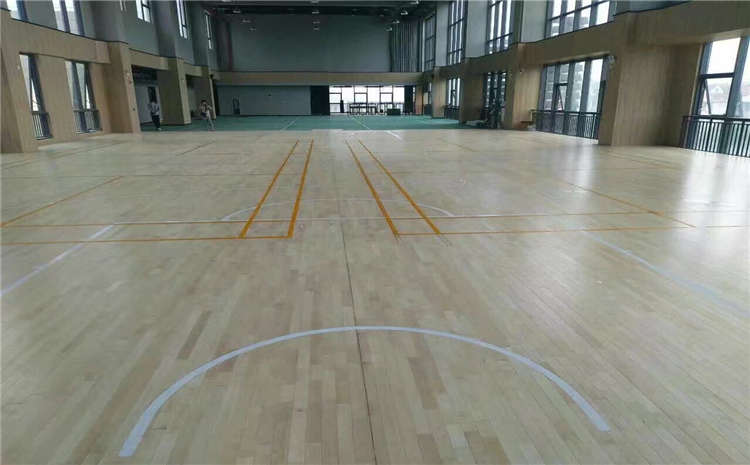 郑州硬木企口运动木地板厚度