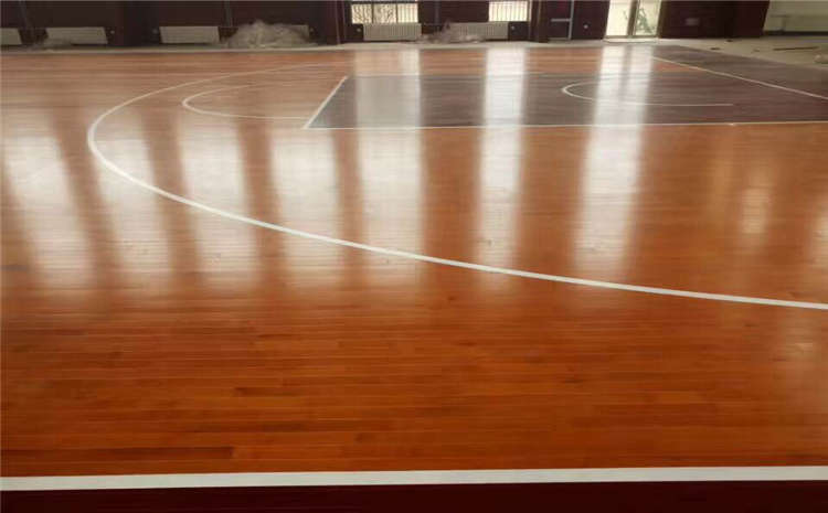 拼接板NBA篮球场木地板安装工艺