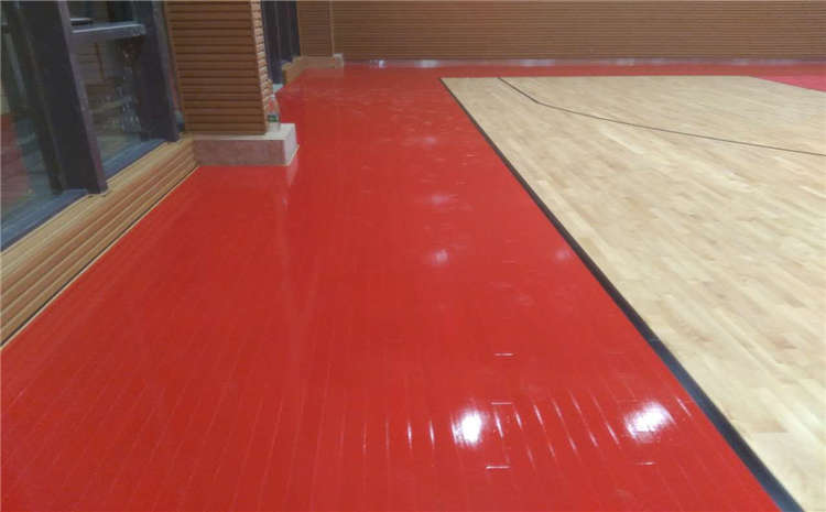20厚篮球馆木地板翻新施工