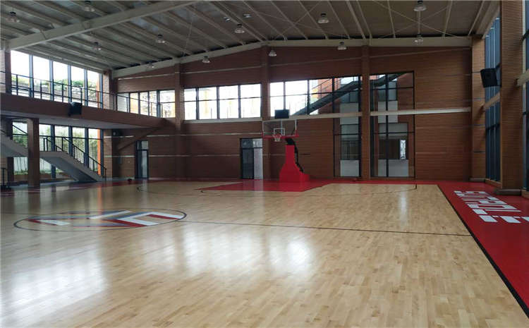 枫木篮球运动地板结构