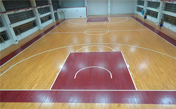 20厚篮球场木地板怎么维修？