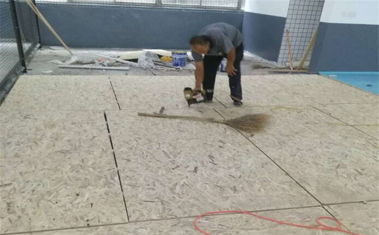 上海硬木企口运动木地板怎么安装