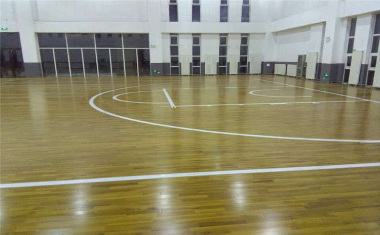 专业的篮球运动地板安装工艺