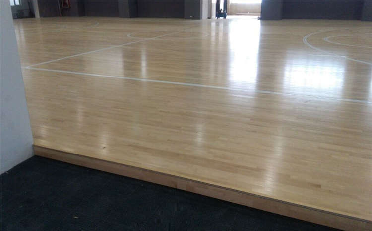 柞木篮球运动地板造价